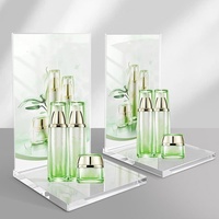 Support d'affichage en acrylique transparent personnalisé, présentoir à plusieurs niveaux pour parfums, cosmétiques et maquillage, pour boutique de beauté, avec logo