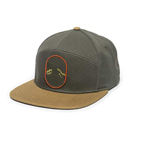 Personalizado de lujo de 7 paneles en 3D con logotipo bordado Hip Hop Snap Back de algodón/poliéster Snapback Cap Hat Sport Hat
