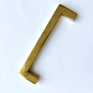 Manija de Puerta de Vidrio <span class=keywords><strong>para</strong></span> Cocina o Baño, de Acero Inoxidable Dorado Espejo - Product Image 5