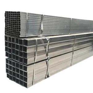 ASTM A120 Tubo Galvanizado Aço Ms Square Tube De Tubos Retangular De Acero Galvanizado