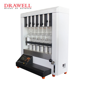 SOX406 6PCs 80ml Analizador de grasa Equipo de prueba de laboratorio <span class=keywords><strong>directo</strong></span> de fábrica Extractor Soxhlet - Product Image 4