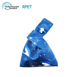 Usine certifiée BSCI, <span class=keywords><strong>sac</strong></span> de shopping pliable en polyester RPET écologique de haute qualité, personnalisable, pour un usage quotidien, cadeaux - Product Image 3