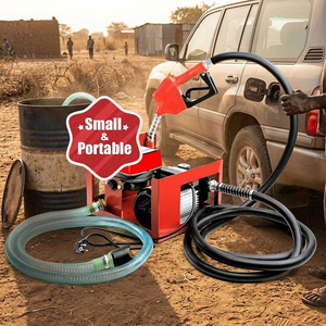 Distributeur de carburant diesel mobile portable haute précision avec enrouleur de tuyau et <span class=keywords><strong>pistolet</strong></span> de remplissage automatique - Product Image 3