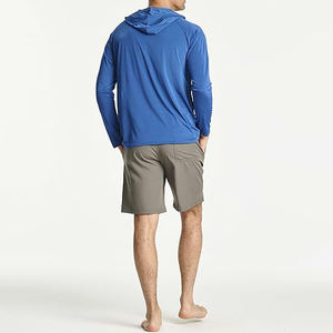 Chemise de pêche et de randonnée en fibre de bambou UPF 50, légère, imperméable, sublimation, anti-UV, manches longues, respirante, grande taille - Product Image 2