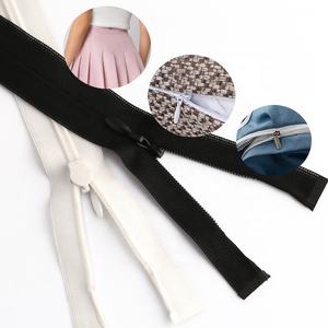 ซิปคุณภาพสูงแบบกำหนดเอง ปลายปิด 3 #   ซิปซ่อนแบบลูกไม้สำหรับชุดเดรส - Product Image 3