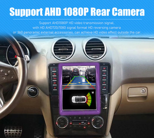 Autoradio Android Écran tactile GPS Navigateur 12,1 pouces Intégration sans fil CarPlay Android Auto Carte du monde pour Mercedes-Benz ML - Product Image 3