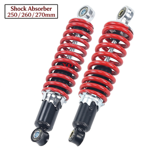 <span class=keywords><strong>Amortisseur</strong></span> avant et arrière 270 mm/260 mm/250 mm, compatible avec les scooters, motos, motocross, quads, karts et buggys de 50 cc à 125 cc - Product Image 1