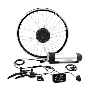 Greenpedel high quality 28 inch wheel hub motor 250 watt city e bike conversion kits with LCD display