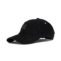 Gorra deportiva de pana en blanco al por mayor, gorra de béisbol bordada con logotipo personalizado a la moda