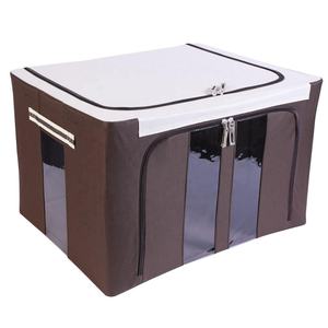 Caja de almacenamiento para debajo de la mesa plegable Cajas de almacenamiento de tela con cremallera Organizadores Organizador de contenedores de almacenamiento de ropa - Product Image 3