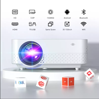[Projecteur 720P bon marché à prix d'usine] A-mazon Hot OEM ODM Prix Mini 720p HD LCD LED Projecteur de cinéma maison portable