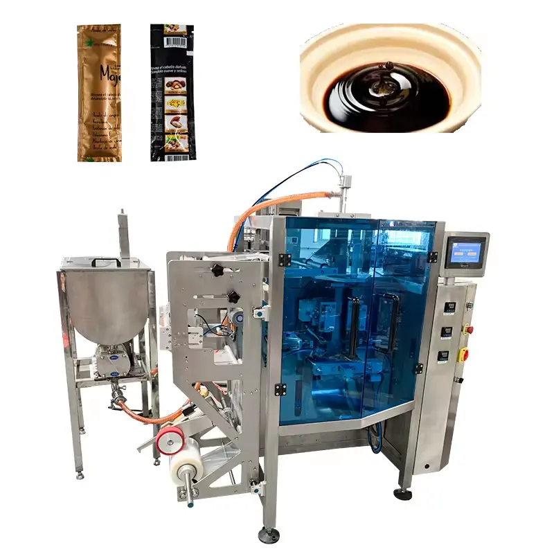 Automatic Vertical Stick Sachet Packaging Machine Liquid Juice Sauce Energy Gel Cream Lotion Cheese Honey Paste Packing Machine