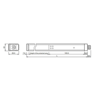 Nouveau capteur photoélectrique multi-faisceaux original + rideau lumineux de sécurité P+F SLCS30 infrarouge modulé 850nm