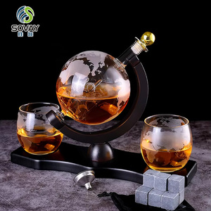 Juego de Regalo de Decantador de Whisky con Botella y 4 Vasos Transparentes para Hombre y Mujer, para Papá, Esposo, <span class=keywords><strong>Novio</strong></span> o Él - Product Image 5