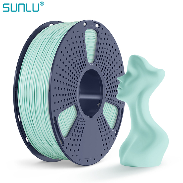 For PLA Matte Filament 1.75mm Diameter 205-245 Printing Temp Matte-Textured Laminated Striation 3D Printer Filament