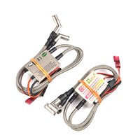 Encendido de Alto Voltaje RCEXL Twin CDI 14.4V con Conector Micro 1/4-32 para Motor de Gas de Avión RC de Doble Cilindro a Pequeña Escala
