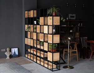 Librería <span class=keywords><strong>de</strong></span> <span class=keywords><strong>madera</strong></span> <span class=keywords><strong>de</strong></span> roble <span class=keywords><strong>de</strong></span> alta calidad, estantería <span class=keywords><strong>de</strong></span> <span class=keywords><strong>madera</strong></span> resistente <span class=keywords><strong>con</strong></span> estantes ajustables, muebles <span class=keywords><strong>de</strong></span> oficina en casa vintage - Product Image 4