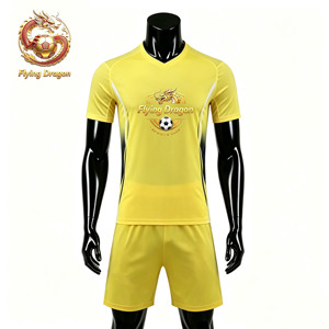 Nouvelle saison, impression par transfert thermique, maillots de football à manches courtes pour hommes, nom et numéro personnalisés, maillots à séchage rapide, chemise - Product Image 1
