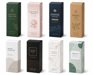 Boîte en carton d'emballage de haute qualité avec structure à fond auto-pliant, impression personnalisée, pour la présentation de produits haut de gamme - Product Image 3