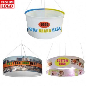 Letrero Colgante Impreso Personalizado, Banner de Tela Tensada para Techo, para Exhibición Portátil, Feria Comercial, Publicidad, Soporte para Banner - Product Image 1