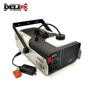 Équipement de scène DJ Durable, <span class=keywords><strong>brumisateur</strong></span> de pulvérisation oblique horizontale à effet de <span class=keywords><strong>colonne</strong></span> d'air, télécommande IR et DMX 512 1500w, machine à fumée avec minuterie - Product Image 4