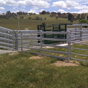 Valla de Acero Galvanizado de 6 Barras para Ganado, <span class=keywords><strong>Corral</strong></span>, Paja y Jardín, Precio de Fábrica - Product Image 4