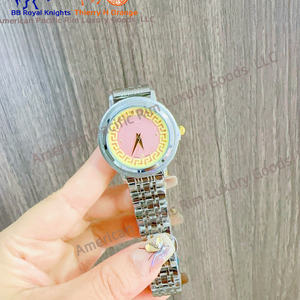 Nouvelle Arrivée Montre de Luxe à Quartz Iced Out Bicolore avec Strass Boîtier Carré pour Femmes Hommes Rappers - Product Image 4
