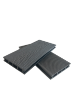 Plancher de terrasse en composite bois-plastique (WPC) personnalisé, écologique, avec gaufrage 3D, style européen, brossé, pour extérieur