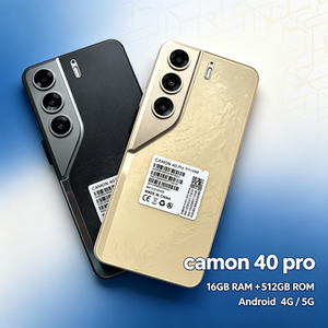 CAMON 40 Pro 5G ระบบปฏิบัติการ Android 15 แรม 16GB ความจุ 1TB กล้อง 48MP แบตเตอรี่ 6800mAh สแกนลายนิ้วมือ - Product Image 1