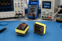 Transformador de conmutación de núcleo de ferrita toroidal de alta frecuencia UU9.8 UU10.5 UU16 con salida de 380V e inductor de modo común