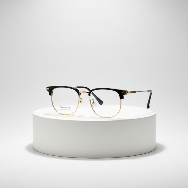 High Quality Business Classic Unisex Eyebrow TR-frame Exquisite Titanium Eyeglasses Frames Ultra-Light Factory Direct Supply Hot