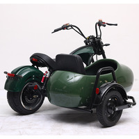 Motocyclettes électriques classiques vintage de qualité supérieure, fabriquées en Chine, vente en gros, moto à trois roues avec side-car, moto à side-car