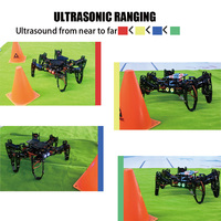 Kit de Robot Hexápodo Biónico Tscinbuny, Kit para Principiantes, Programación Inalámbrica de Código Abierto, Educación STEM para Escuelas