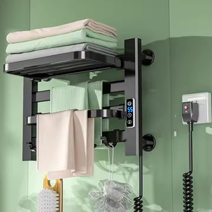 Chauffe-serviettes de spa chaud blanc Double élément chauffant pour salle de bain Lady Darling porte-serviettes chauffant - Product Image 1