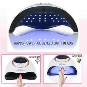 SUN 11 Secador de Uñas Portátil, 66 LED, Lámpara de Uñas LED/UV 2 en 1, Lámpara UV para Curado de Esmalte en Gel, Manicura, Cuatro Temporizadores, LCD Sun 5 - Product Image 5