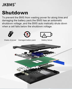 JKBMS Smart BMS 2A Equilibrador activo B2A20S20P 8S-24S 200A 7S 8S 10S13S 16S 24V 36V 48V Li-ion LTO Lifepo4 Batería de litio - Product Image 6