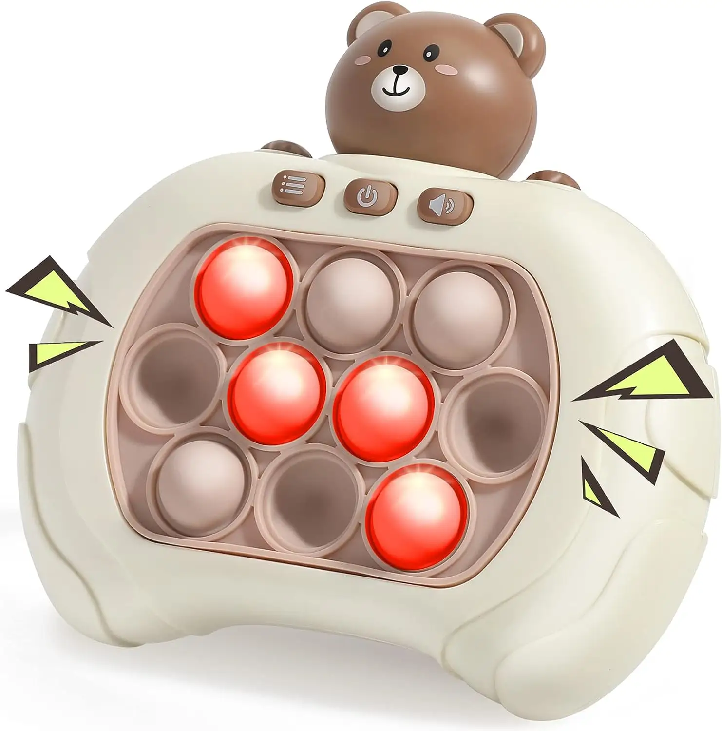 Illumina i giocattoli Fidget sensoriali dell'autismo, gioco di Puzzle a bolle a spinta rapida portatile per bambini adulti