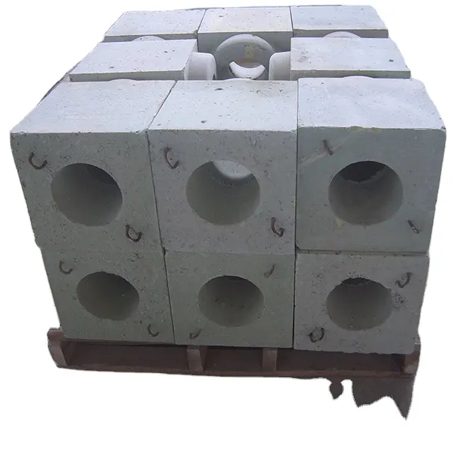 C40 Ladle Refractory Steelmaking Seating Well Block