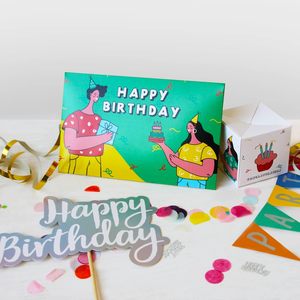 Caja explosiva de confeti DIY, sobre de tarjetas de regalo creativo hecho a mano con caja pop - Product Image 4