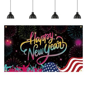 Drapeau de fond de scène en polyester imprimé en couleur, durable, pour rassemblements domestiques et spectacles de rue, vente en gros - Product Image 1