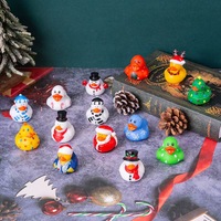 Offre Spéciale canards en caoutchouc de noël Jeep jouets de bain pour enfants garçons filles tout-petits faveurs de fête de noël