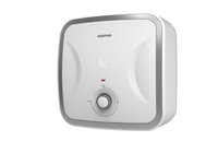Petit chauffe-eau électrique de 15L pour la cuisine et la salle de bain geyser à la demande sans réservoir boîtier en plastique à commande anglaise