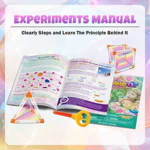 Kit de bulles intéressant pour les enfants jouant ensemble et jouets à bulles en plein air Kit de bulles géantes fait à la main jouet créatif pour les enfants - Product Image 2