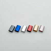 Câbles de données avec logo personnalisé Tête mâle Type C Micro USB Lightning Coque en alliage d'aluminium Connecteur USB unique multicolore