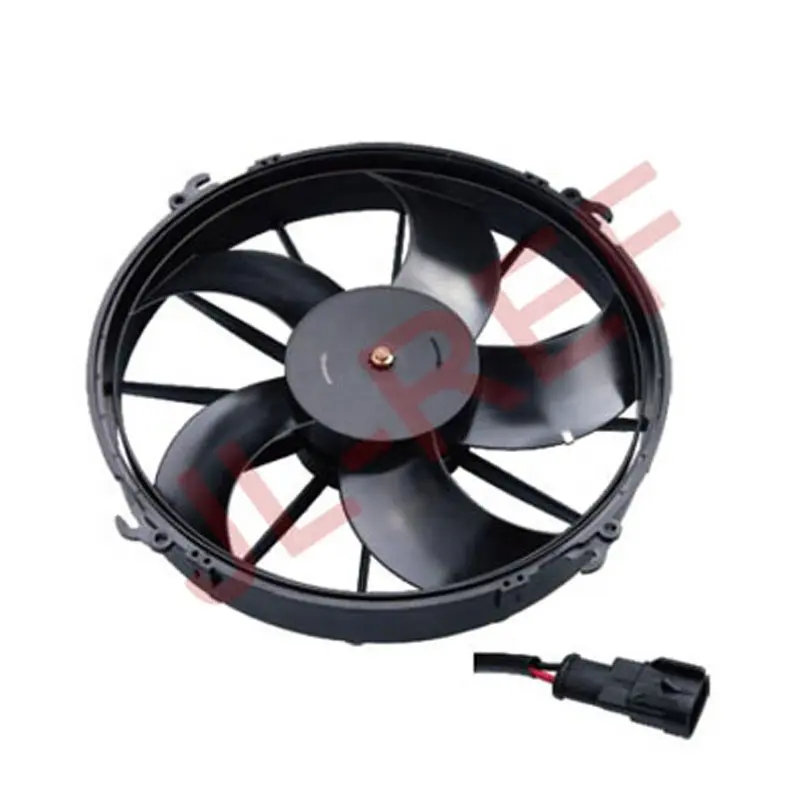 Chất lượng cao 12 inch DC 12V Bộ phận làm lạnh Fan condenser fan đối với tủ lạnh đơn vị