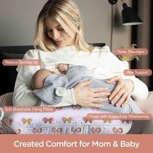 Almohada de Reflujo para Bebés, Alivio de Cólicos y Gases, Tapete para Tiempo Boca Abajo, Soporte para Cuello, Hombros y Cuerpo Durante la Alimentación - Product Image 5