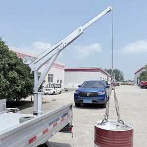 Cần cẩu mini di động bằng tay/điện 400-800kg, cần trục thuỷ lực, cần cẩu di động nhỏ, cần cẩu gắn xe tải, xe bán tải, đã qua sử dụng - Product Image 3