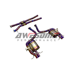 Tuyaux en titane personnalisés or/violet/bleu pour <span class=keywords><strong>Mercedes</strong></span> Classe S S500 S560 <span class=keywords><strong>S580</strong></span> S63 S65 W222, silencieux à clapets en titane Catback - Product Image 5