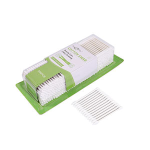 Bastoncini di Cotone 100% Originali per Igiene e Cura della Bellezza, 500 Pezzi con Bastoncino di Carta per Trucco e Pulizia - Product Image 4