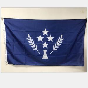 Stock <span class=keywords><strong>de</strong></span> alta calidad 100% poliéster 3*5 pies POHNPEI <span class=keywords><strong>BANDERA</strong></span> con dos ojales - Product Image 3